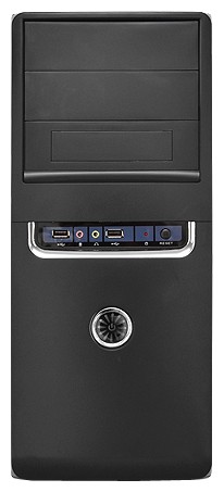 Корпус FOX 2801BS w/o PSU Black/silver (#2)