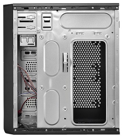 Корпус FOX 2801BS w/o PSU Black/silver (#4)