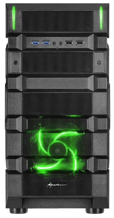Корпус Sharkoon BD28 Green Edition (#2)
