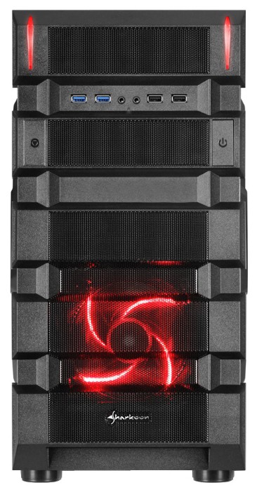 Корпус Sharkoon BD28 Red Edition (#2)
