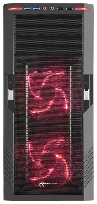 Корпус Sharkoon T28 Red Edition (#2)