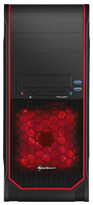 Корпус Sharkoon VS3-V Red (#2)