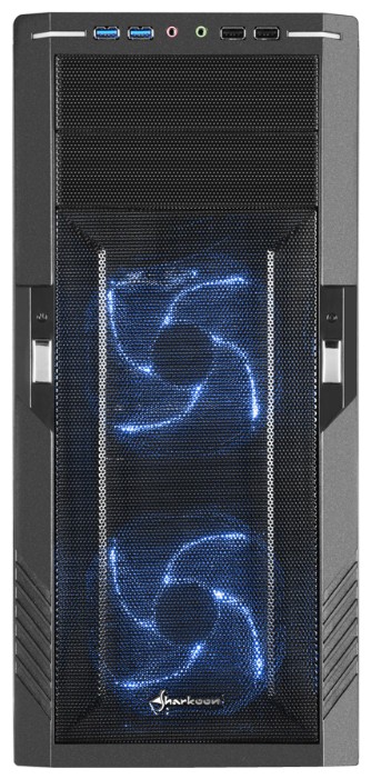 Корпус Sharkoon T28 Blue Edition (#2)