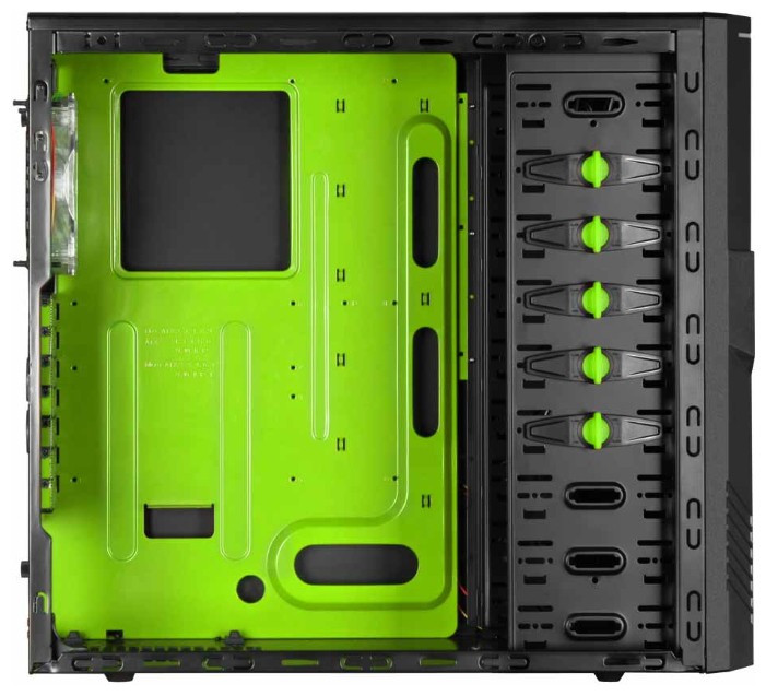 Корпус Sharkoon T9 Value Black/green (#2)