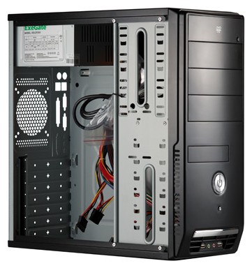 Корпус Exegate CP-501 350W Black (#3)