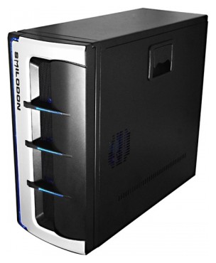 Корпус FOX Smilodon w/o PSU Black/silver (#3)