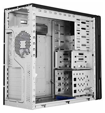 Корпус FOX Smilodon w/o PSU Black/silver (#4)