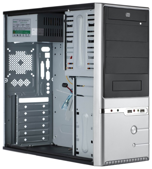 Корпус Exegate CP-8126 400W Black/silver (#3)