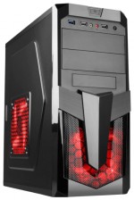 Корпус ACCORD P-25B w/o PSU Black