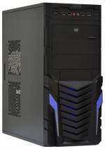 Корпус BoxIT 4504BU w/o PSU Black