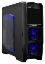 Корпус FOX 9901-4 w/o PSU Black/blue