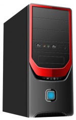 Корпус FOX 5830BR 450W Black/red