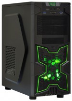 Корпус BoxIT 4701BG w/o PSU Black