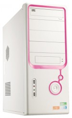 Корпус FOX 5813WOP 450W White/pink