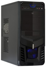 Корпус BoxIT 4501BU w/o PSU Black