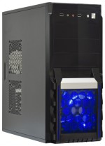 Корпус BoxIT 4503BU w/o PSU Black
