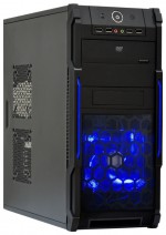 Корпус BoxIT 4502BU w/o PSU Black