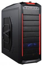 Корпус Delux DLC-MZ406 Black/red