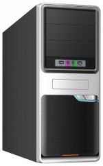 Корпус DTS NV-5635B 400W Black/silver