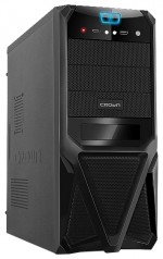 Корпус CROWN CMC-SM161 w/o PSU Black/red