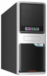 Корпус DTS NV-5635B w/o PSU Black/silver