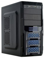 Корпус Velton 4002 w/o PSU Black/blue