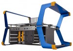 Корпус IN WIN X-Frame w/o PSU Blue