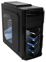 Корпус RaidMAX Vortex V4 w/o PSU Black/blue