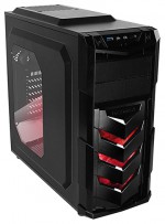 Корпус RaidMAX Vortex V4 w/o PSU Black/red