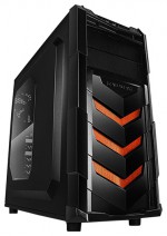 Корпус RaidMAX Vortex V4 w/o PSU Black/orange