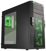 Корпус Sharkoon T28 Green Edition