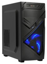 Корпус BoxIT 4702BU w/o PSU Black