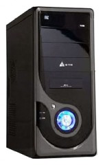 Корпус GoldenField 8208B w/o PSU Black/grey