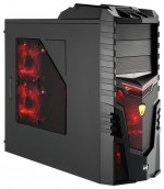 Корпус AeroCool X-Warrior Devil Red Edition Black