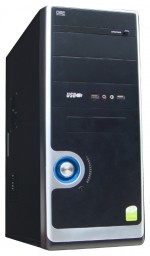 Корпус FOX 5833BS 430W Black/silver