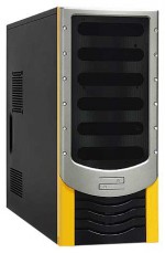 Корпус Foxconn TSAA-142A 500W Black/yellow