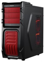 Корпус GIGABYTE Luxo M10 w/o PSU Black/red