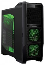 Корпус FOX 9901-3 w/o PSU Black/green