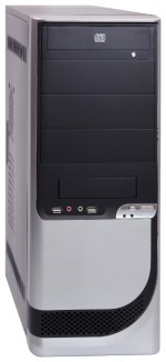 Корпус Exegate CP-633 450W Black/silver