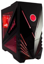 Корпус 3Cott ViBOX w/o PSU Black/red