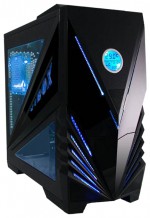Корпус 3Cott ViBOX w/o PSU Black/blue