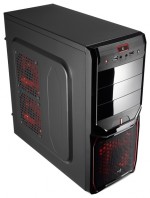 Корпус AeroCool V3X Advance Devil Red Edition 600W Black
