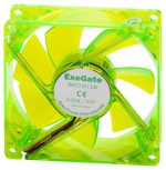 Кулер Exegate 8025M12B/UV Green