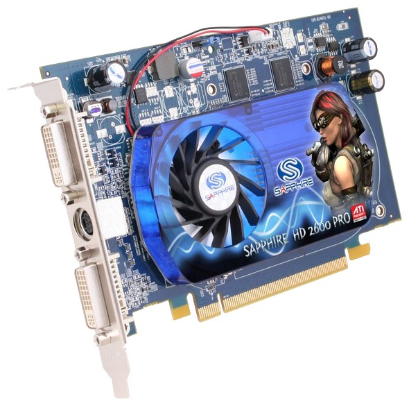 Видеокарта Sapphire Radeon HD 2600 Pro 600Mhz PCI-E 256Mb 1000Mhz 128 bit 2xDVI TV HDCP YPrPb (#2)