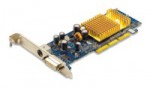 Видеокарта GIGABYTE GeForce 6200 300Mhz AGP 128Mb 500Mhz 64 bit DVI TV YPrPb Low Profile
