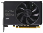 Видеокарта EVGA GeForce GTX 750 1215Mhz PCI-E 3.0 2048Mb 5012Mhz 128 bit DVI HDMI HDCP