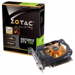 ZOTAC GeForce GTX 750 1033Mhz PCI-E 3.0 1024Mb 5000Mhz 128 bit DVI HDMI HDCP