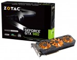 ZOTAC GeForce GTX 980 1139Mhz PCI-E 3.0 4096Mb 7010Mhz 256 bit DVI HDMI HDCP Cool