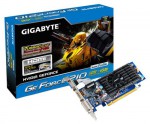 Видеокарта GIGABYTE GeForce 210 590Mhz PCI-E 2.0 512Mb 1600Mhz 64 bit DVI HDMI HDCP TurboCache rev.1.2
